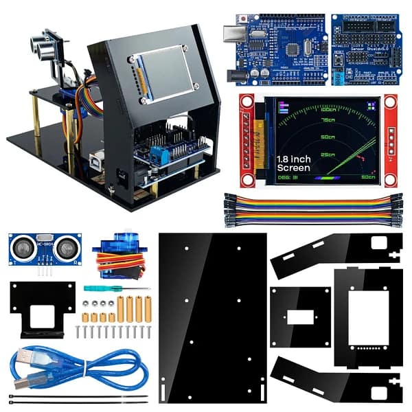 mini radar detection robot